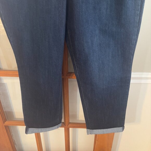 Style & CO Curvy Boyfriend Blue denim Size 12 - Picture 5 of 8